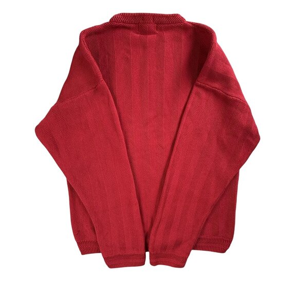 Vintage Chaps Ralph Lauren Sweater Mens 2XL Crewneck Pullover Herringbone 506210 - Picture 6 of 15